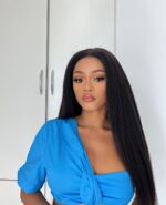 4x4 Lace Closure Yaki straight Glueless wig Pre-plucked And Pre-Bleached Pre-Cut Wear And Go Wig  Pure Virgin Hair - Image 5