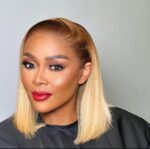 1b/613Blonde Double Drawn 13x4 full lace frontal Bob Wig Pre-plucked And Pre-Bleached Not