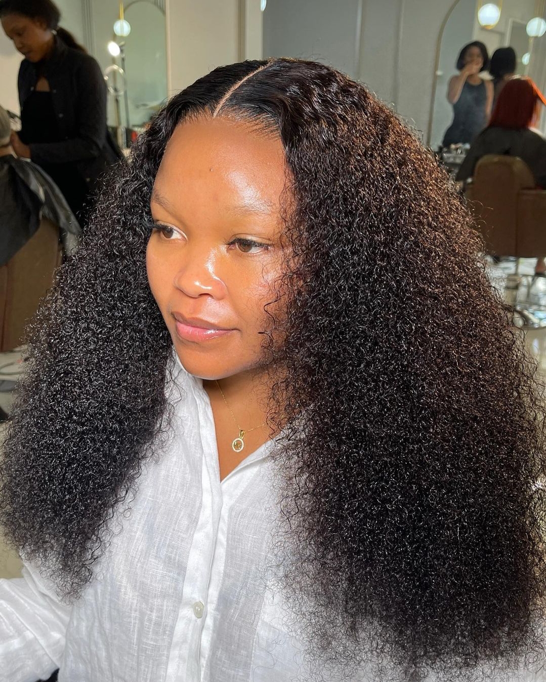 Screenshot_2024-03-12-15-00-27-39_1c337646f29875672b5a61192b9010f9 Double drawn Jerry Curls 4x4 lace Closure wig in 22inch Pre-Bleached Pre-Cut Wear And Go Wig - Image 1