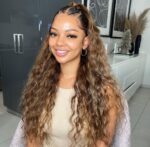 Super Double Drawn 13x4 Swiss lace Water curls Pre-plucked And Pre-Bleached Human hair wig Factory made wig - Image 4