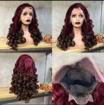 Super Double Drawn 13x6 HD Lace Frontal Raw Hair Wavy Bounce Pre-plucked And Pre-Bleached Wear And Go Wig in 2tone