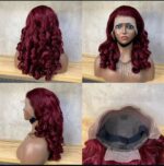 Super Double Drawn 13x6 HD Lace Frontal Raw Hair Wavy Bounce Pre-plucked And Pre-Bleached Wear And Go Wig - Image 2