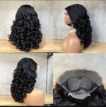 Super Double Drawn 13x6 HD Lace Frontal Raw Hair Wavy Bounce Pre-plucked And Pre-Bleached Wear And Go Wig