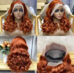 Super Double Drawn 13x6 HD Lace Frontal Raw Hair Wavy Bounce Pre-plucked And Pre-Bleached Wear And Go Wig - Image 4
