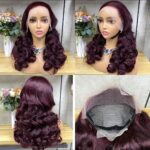Super Double Drawn 13x6 HD Lace Frontal Raw Hair Wavy Bounce Pre-plucked And Pre-Bleached Wear And Go Wig - Image 5