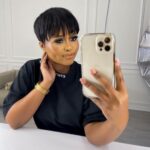 Human hair pixie cut skull cap wig