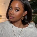 10 Inch Double Drawn 13x4 full frontal Bob Wig, Pre-plucked, Human Hair In Natural colour