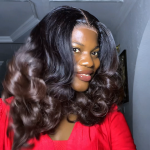 1B/BROWN GUCCI Bounce 5x5 closure wig hair blend