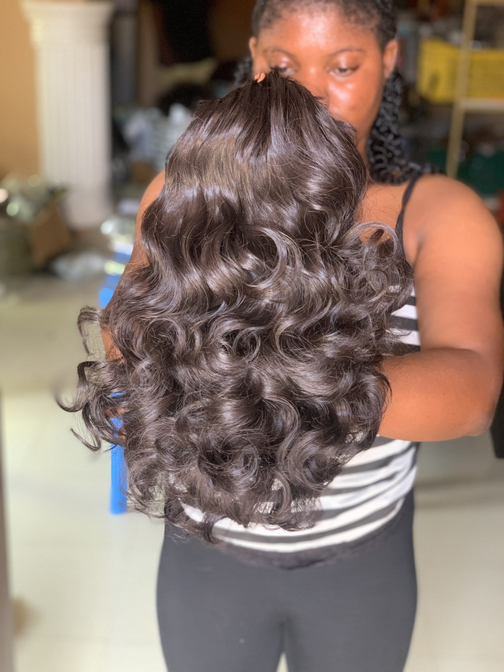 IMG_E6675 SDD BOUNCY PONYTAIL WIG HAIR BLEND - Image 1