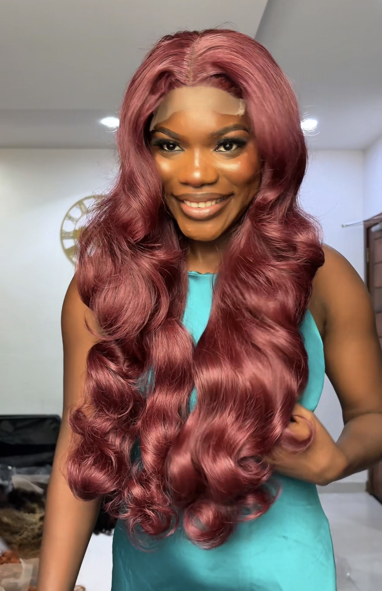 Screenshot 26inch Wine sally wig 5x5 closure unit - Image 1