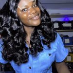 SDD Chinese bounce 5x5 closure wig  20inch pure human hair